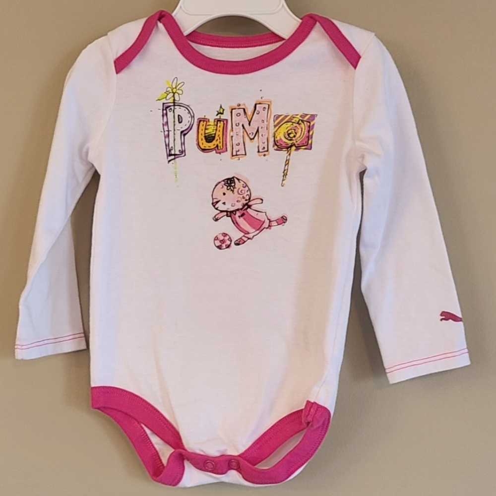 Puma long sleeved onesie/bodysuit